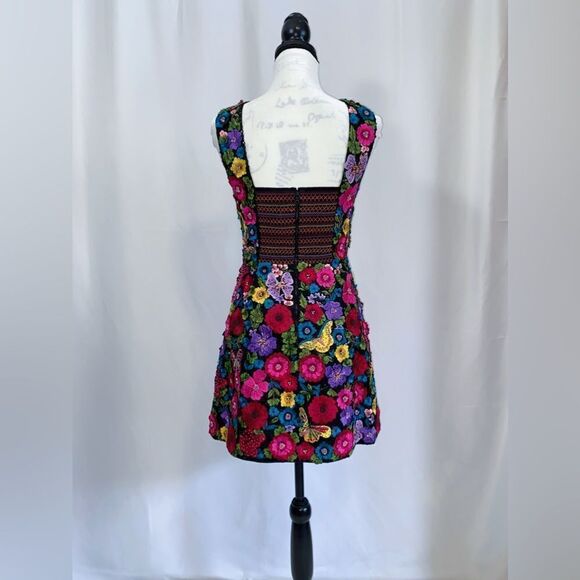 Alice + Olivia Lindsey Embellished A-Line Dress size 0 - Picture 11 of 16